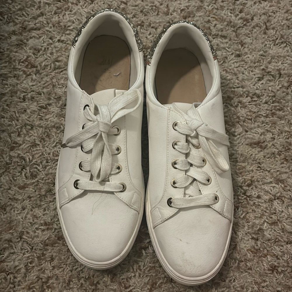 H&M glitter tennis shoes